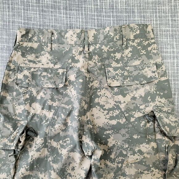 ACU Digital Camo Combat Cargo Pants Ripstop BDU US Army Military Medium Long - Picture 3 of 9